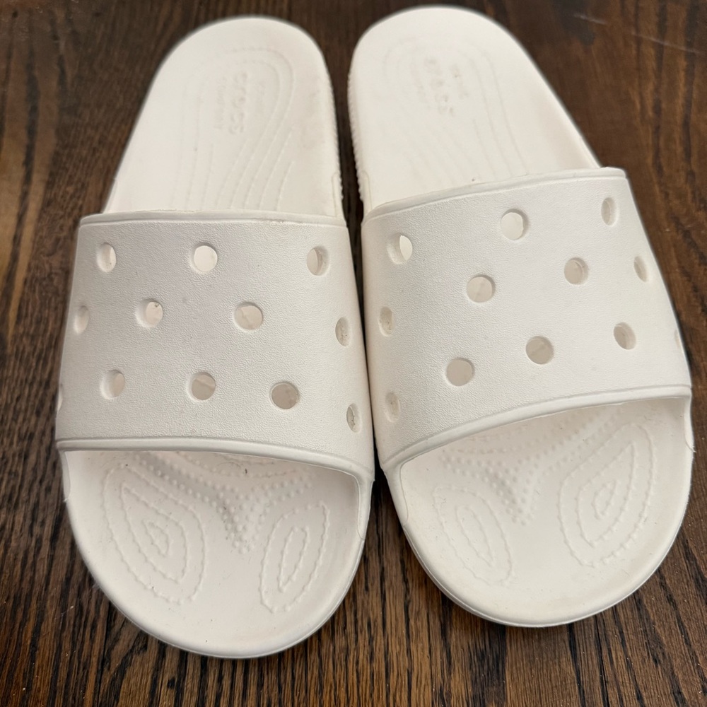 CROCS White Slides M9/W11